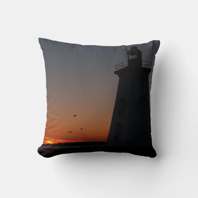 Coussin de coucher de soleil réversible (Recto)