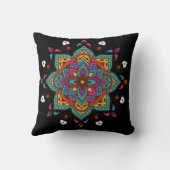 Coussin de couleur "Mandala" (Verso)