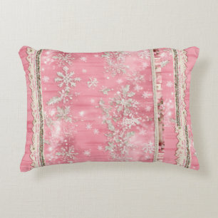 Coussin de couleur rose