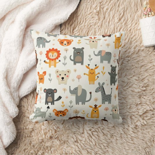coussin de coussin animal mignon (Couverture)