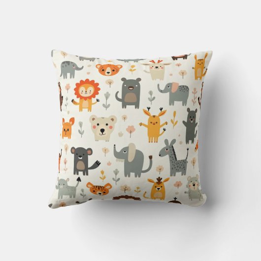 coussin de coussin animal mignon (Verso)