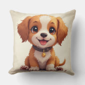 coussin de coussin de chiot loyal (Recto)