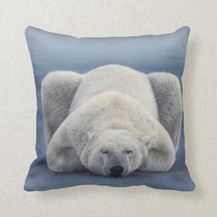 COUSSIN DE COUSSIN DE SOMMEIL D'OURS BLANC