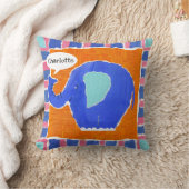 Coussin de coussin éléphant personnalisé (Couverture)