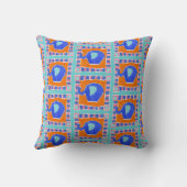 Coussin de coussin éléphant personnalisé (Verso)