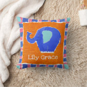 Coussin de coussin éléphant personnalisé (Couverture)