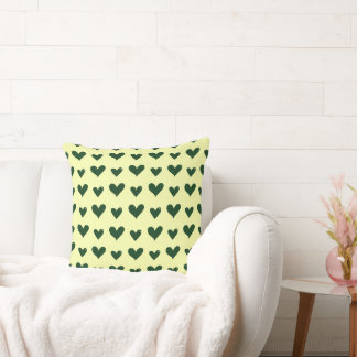 coussin de coussin motif coeur