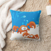 Coussin de crabe mignon aquatique océanique (Couverture)