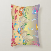Coussin de créatures marines mignonnes (Devant(Vertical))