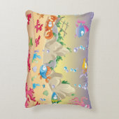 Coussin de créatures marines mignonnes (Dos(Vertical))