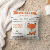 Coussin de crèche de région boisée de Fox de stat (Couverture)