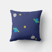 Coussin de crèche de stat de bébé d'espace (Verso)