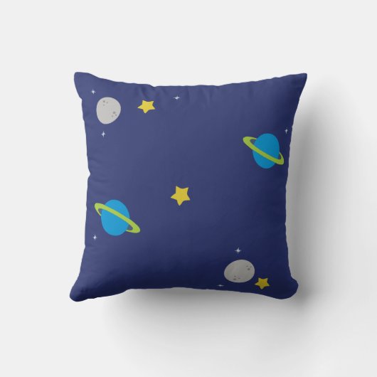 Coussin de crèche de stat de bébé d'espace (Verso)