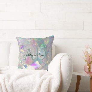 Coussin de cristal Monogramme moderne