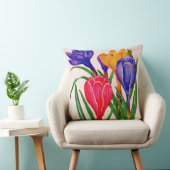 coussin de crocus printaniers (Chaise)
