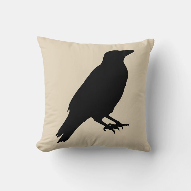 coussin de croix d'Halloween vintage (Recto)
