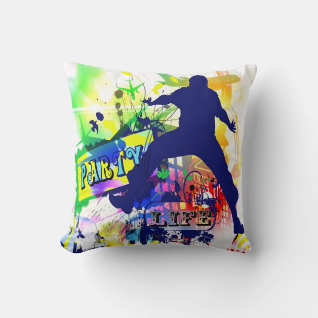 Coussin de danse de la vie de partie (Recto)