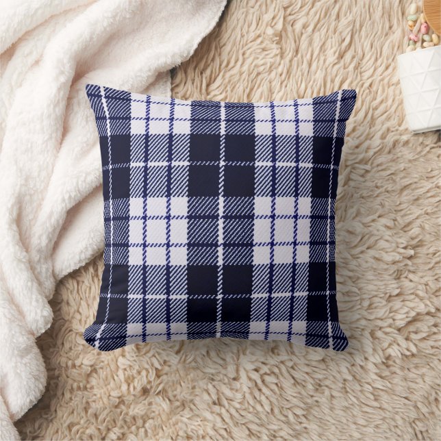 Coussin de déco bleu marine classique (Couverture)