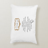 Coussin de décoration accent orné – Cadeau pour am (Dos(Vertical))