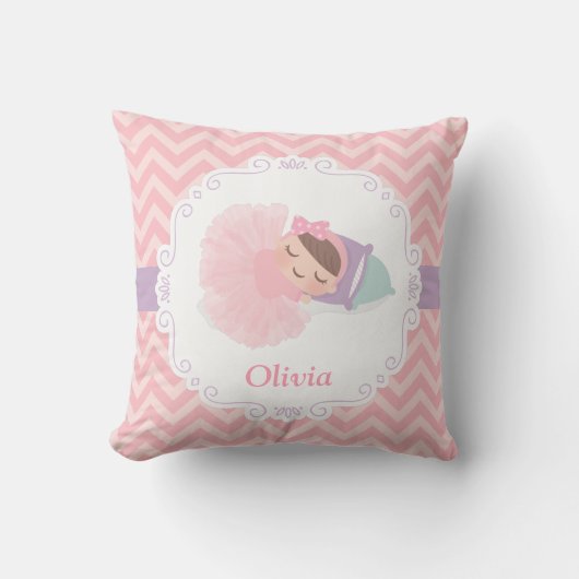 Coussin de décoration de chambre pour bébé balleri (Recto)