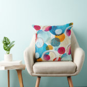 Coussin de décoration de maison en cercles abstrai (Chaise)