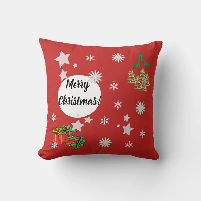 Coussin de décoration de Noël (Recto)