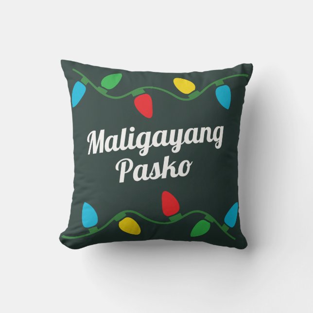 Coussin de décoration de Noël philippin (Recto)