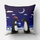 Coussin de décoration de pingouins (Verso)
