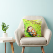 Coussin de décoration - Garçon et Chat (Chaise)