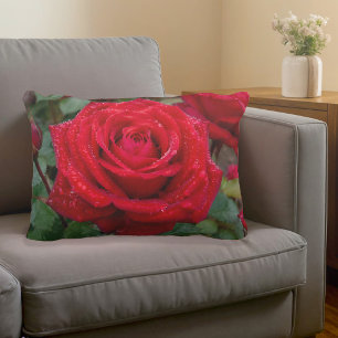 Coussin de décoration Rose Rouge