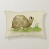 Coussin de décoration Tortue mignonne (Devant)