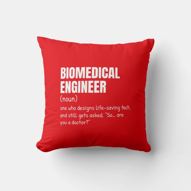 Coussin de définition de la technologie biomédical (Recto)