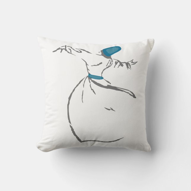 Coussin de derviche de tourbillonnement - (Recto)