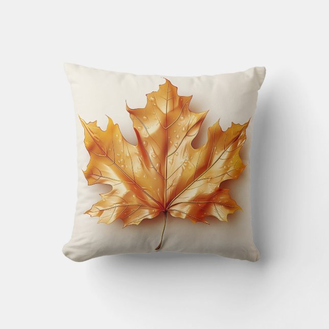 Coussin de design automnal (Recto)