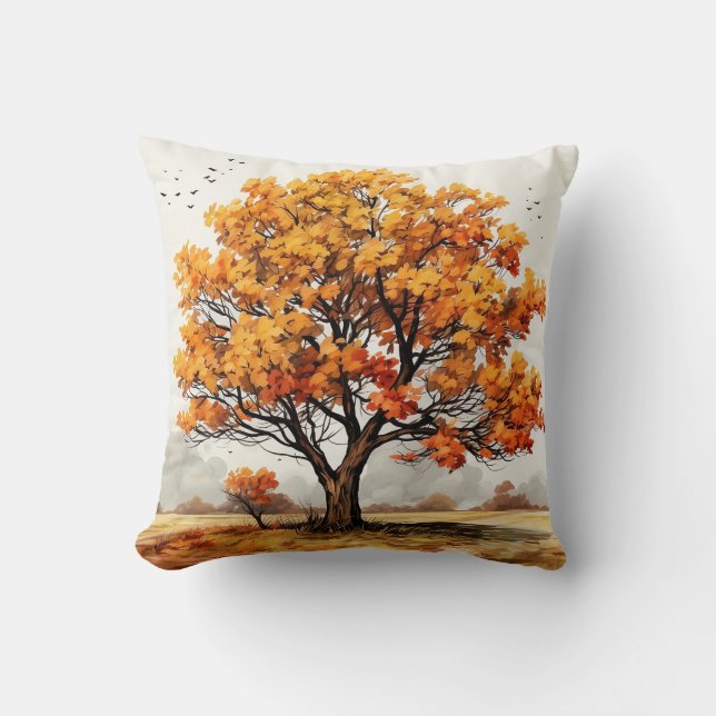 Coussin de design d'automne (Recto)