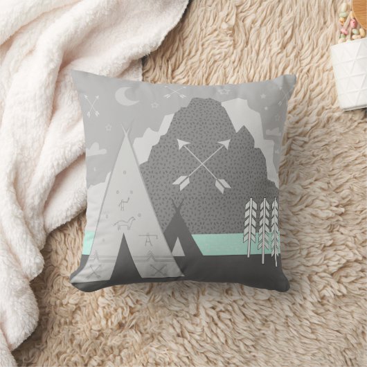 Coussin de design moderne Motif Flèche (Couverture)