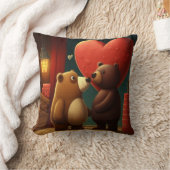 Coussin de dessin animé de Saint Valentin (Couverture)
