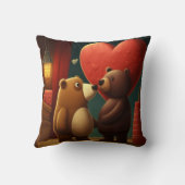 Coussin de dessin animé de Saint Valentin (Verso)
