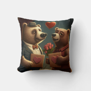Coussin de dessin animé de Saint Valentin