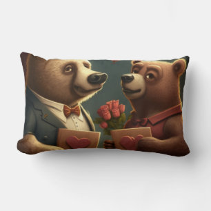 Coussin de dessin animé de Saint Valentin