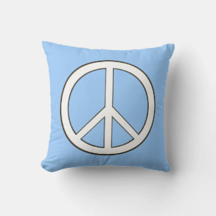 Coussin de dessin de la ligne de la paix