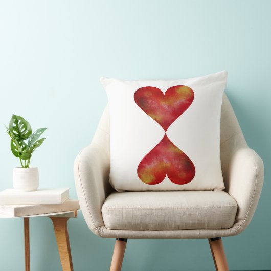 Coussin de deux coeurs (Chaise)