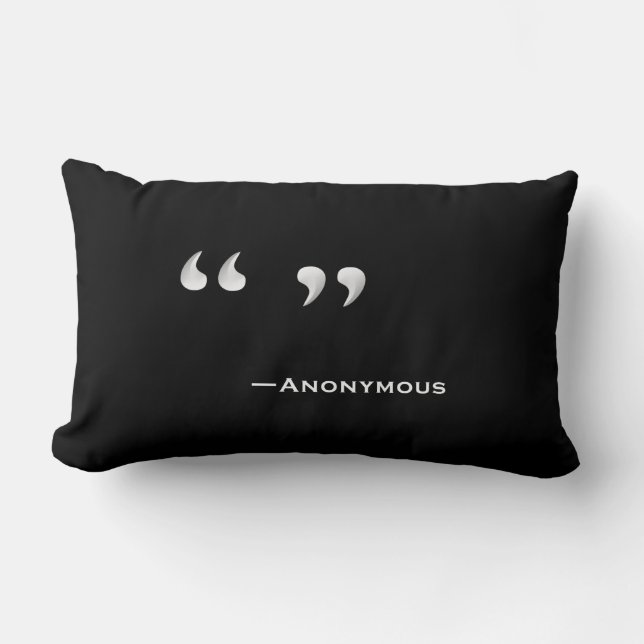 Coussin de devis anonyme (Carré ou rectangulaire) (Recto)