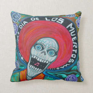 Coussin de Dia De Los Muertos American MoJo