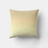 Coussin de diamants jaunes dorés mignons en forme (Verso)