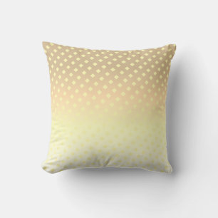 Coussin de diamants jaunes dorés mignons en forme