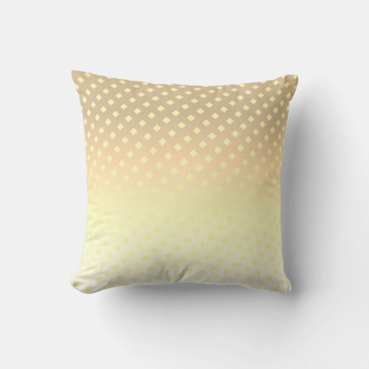 Coussin de diamants jaunes dorés mignons en forme (Recto)