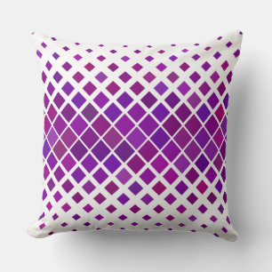 coussin de diamants violets