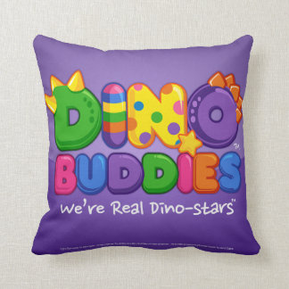 Coussin de Dino-Buddies™ - logo 2 de la scène w/DB
