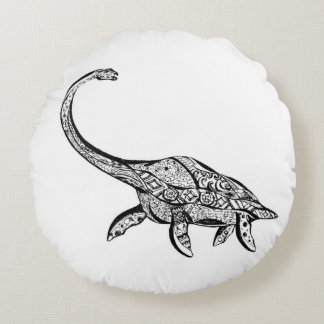 coussin de dinosaure de plesiosaurus
